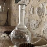 Carafe en verre « goutte »