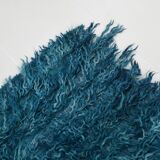 Long hairy bohemian kilim rug,268x325cm