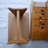 Buffet et table en bois pour poupée
