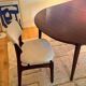 Vintage Scandinavian extendable round table in rosewood "Ingrid"