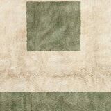 Tapis vert en laine 150cmx250cm