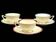Set of three antique Thomas Bavaria cups – Ivory porcelain