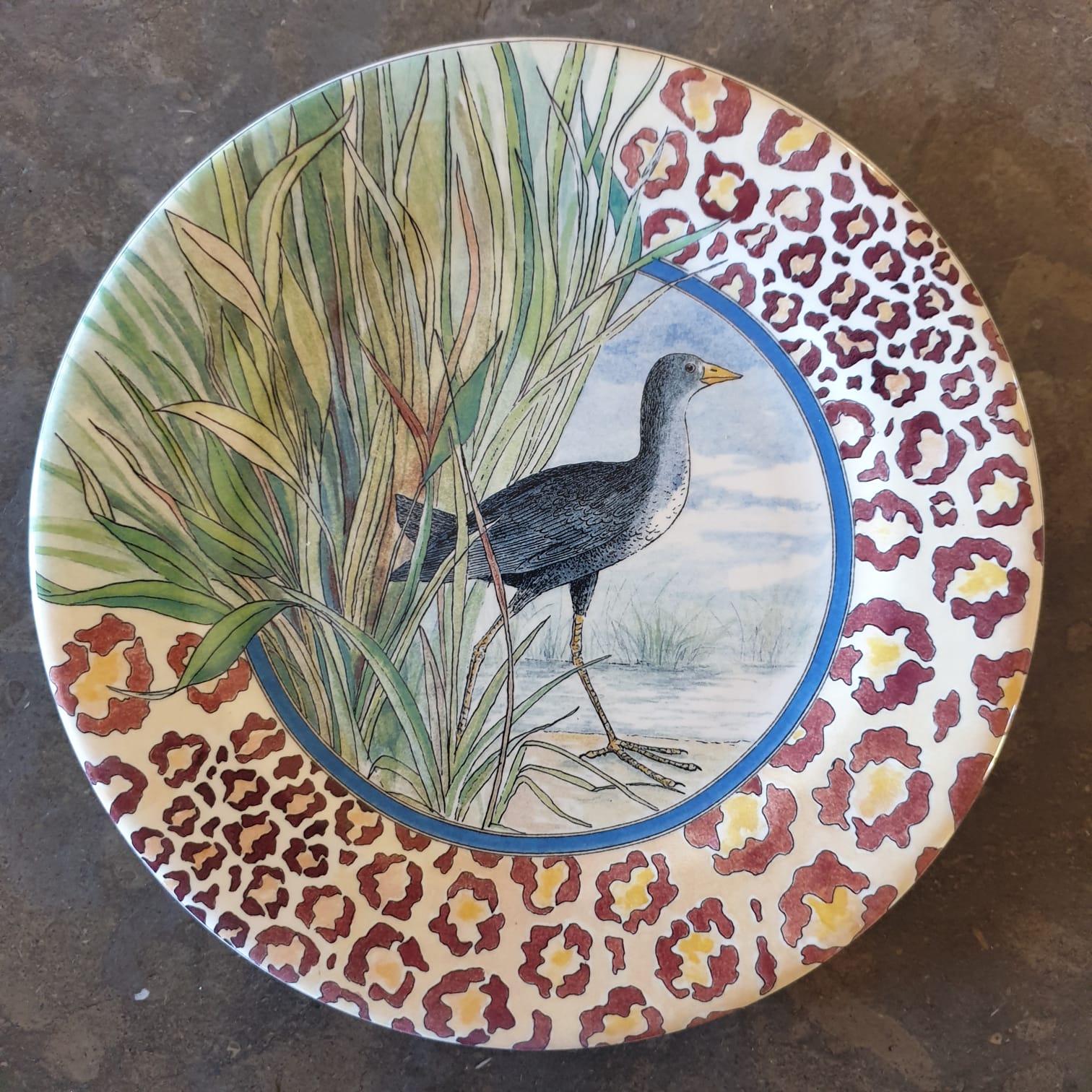 6 Gien Savane collection plates