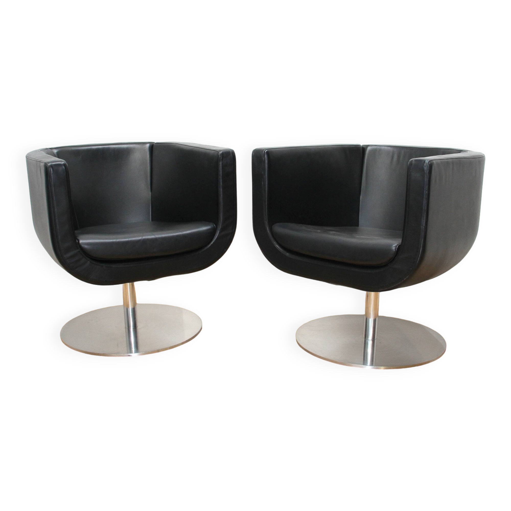 Paire de fauteuils tulipe B&B Italia