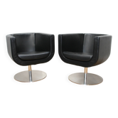 Paire de fauteuils tulipe B&B Italia