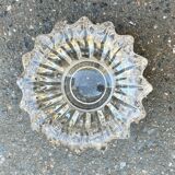 Art Deco molded glass ashtray by Pierre D'Avesn - Art Deco pocket emptier