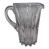 Pitcher old blown glass molded