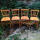 Série de quatre chaises bistrot Luterma
