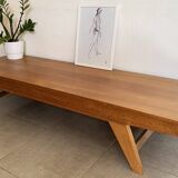 Vintage coffee table from the 60s in oak