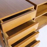 Teak sliding door sideboard by Ernst Martin Dettinger for Bormann, 1960s