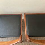 Pair of Scandinavian teak chairs from the 60s