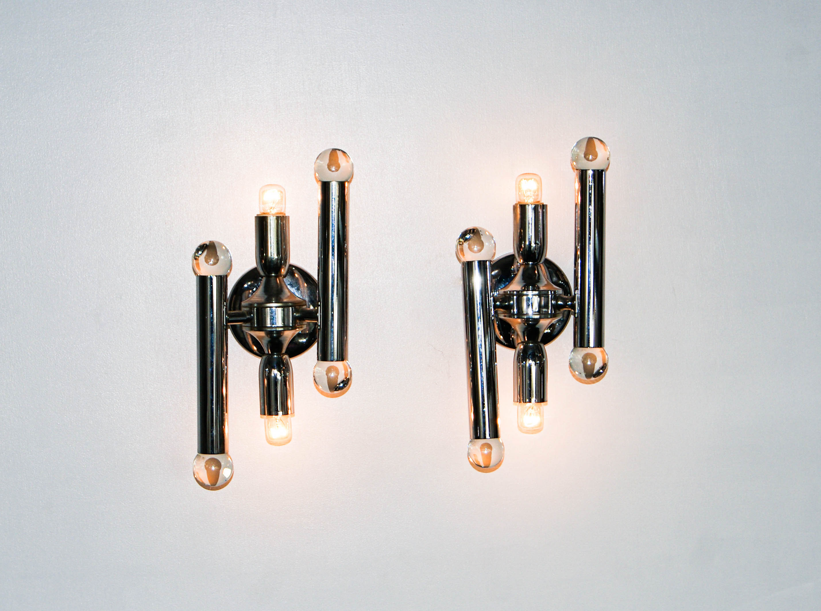 Pair of wall sconces from Sciolari 1960