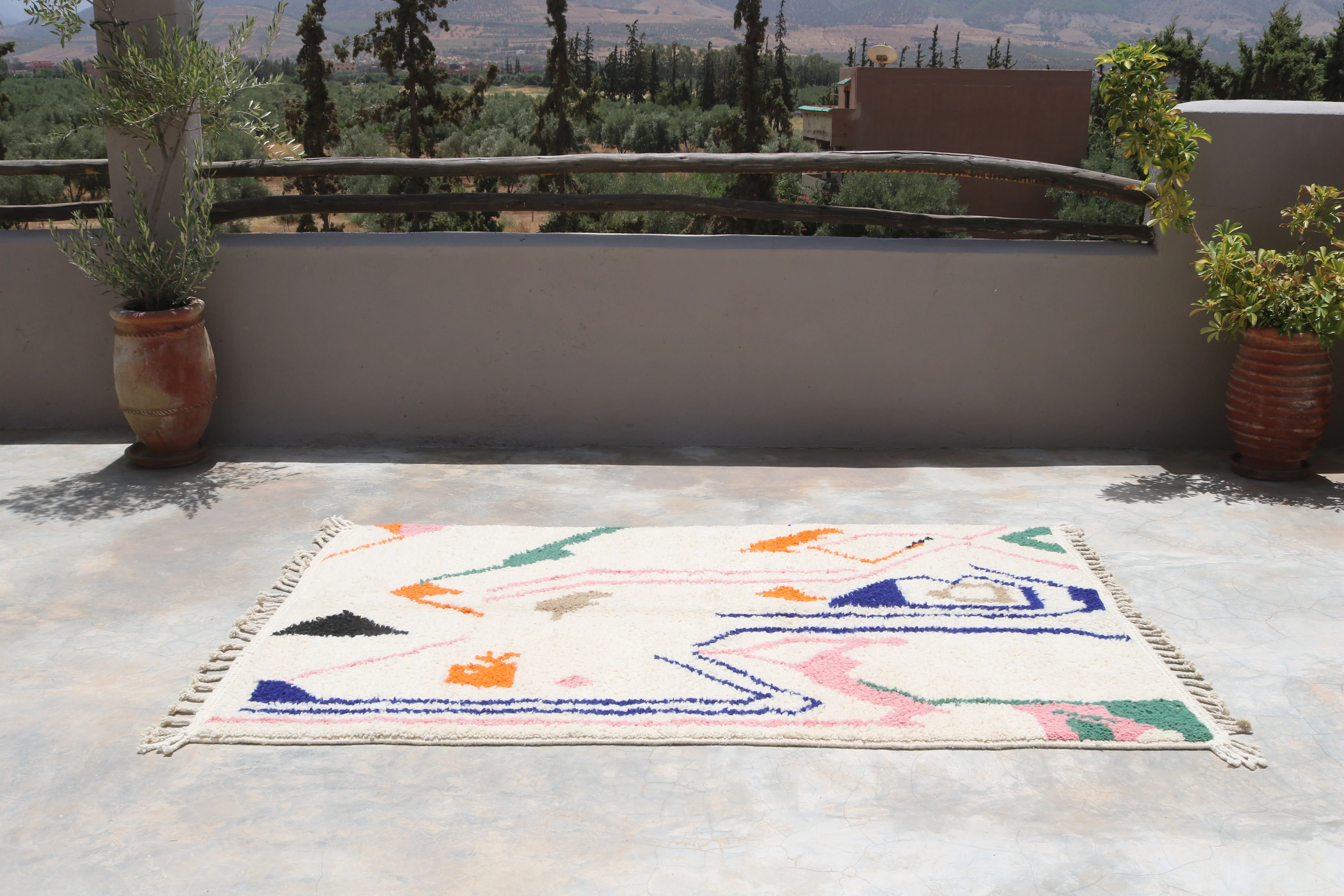 Colourful handmade rug, 250 x 160 cm - AZ842