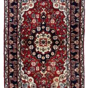 Tapis vintage du Moyen-Orient Hamadan fait main en laine – 60 x 98 cm