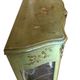 An eventful Venetian-style line, green laqué wood decorated with flowers