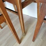 Vintage STOL Kamnik Dining Chair: 1970s Yugoslavian Mid-Century Leather Bis