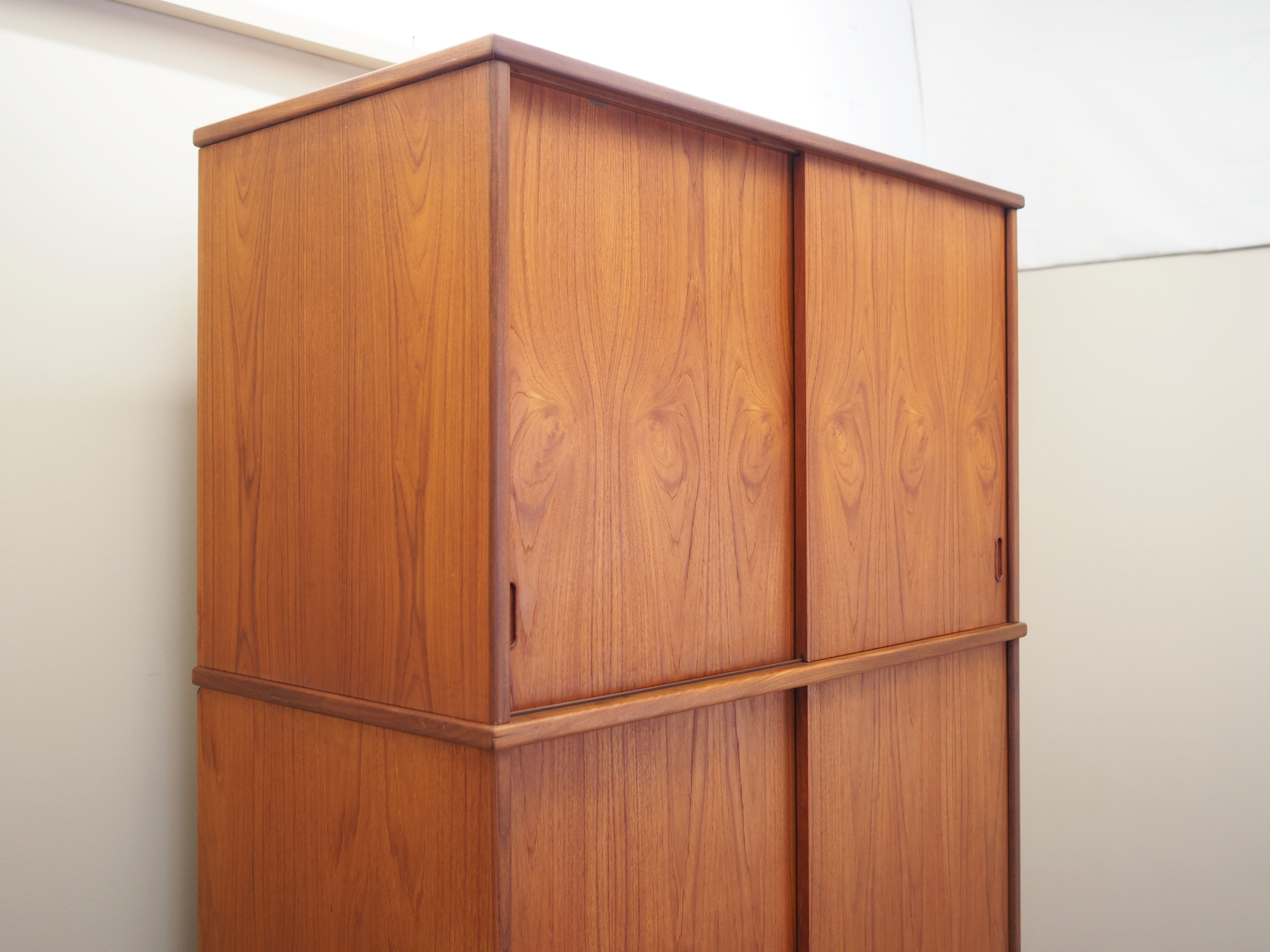 Teak wardrobe, Danish design, 60s, made in Denmark