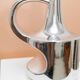 XL Vintage Ceramic Vase in Chrome Glaze (Silver) – SSF Italia, Space Age 1970s