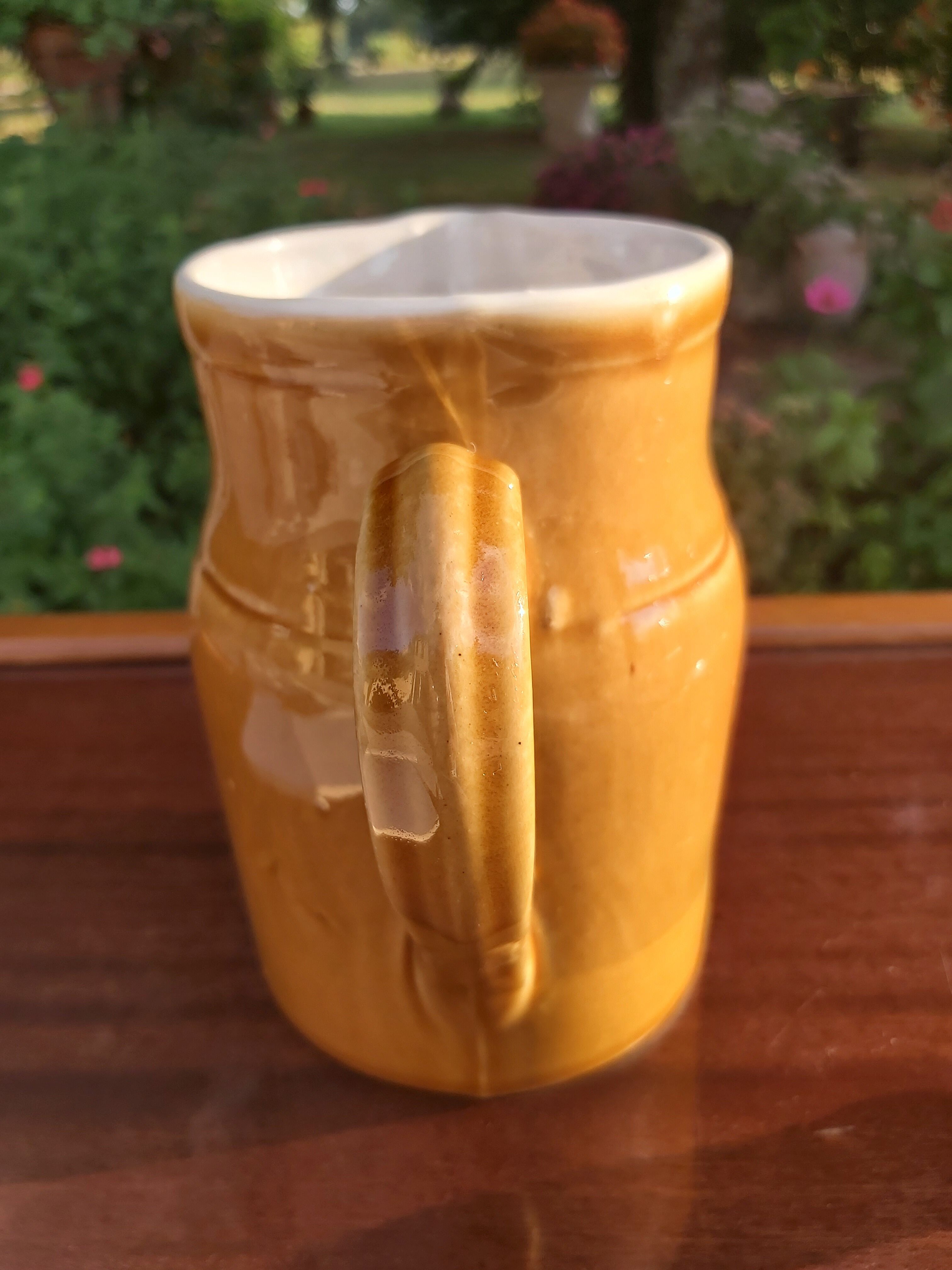 Pitcher glazed stoneware Digoin