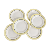 Vichy dessert plates