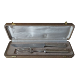Art Deco silver leg meat serving box