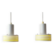 Set of 2 danish lamps, 1980s