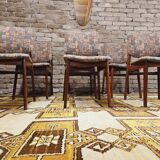 Set of 6 Scandinavian chairs year 70 vintage