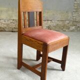 Oak chair of the Amsterdam School, 1930