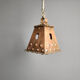 Brutalist copper pendant light, 1970s