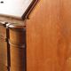 Bureau secrétaire pliant en chêne vintage des années 1960 dans le style de Kjærnulf