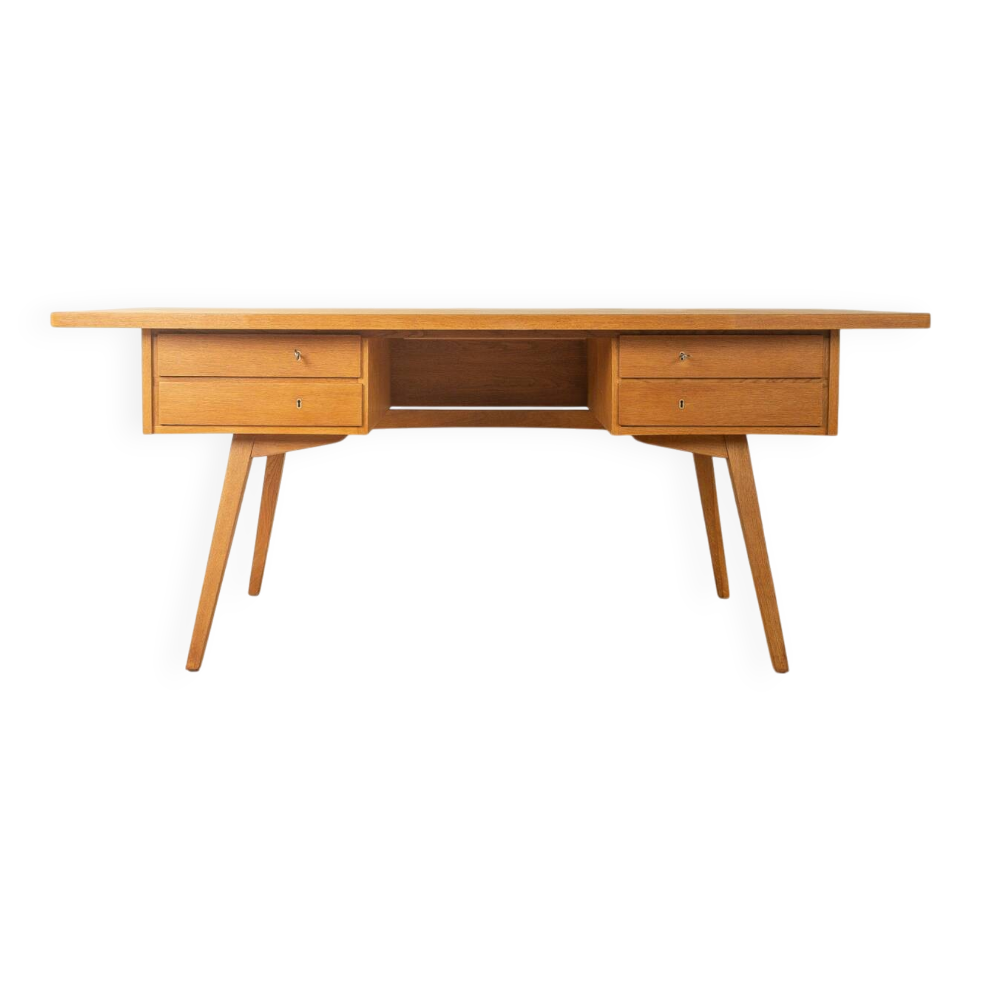 Detailed freestanding desk from the 1950s