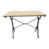 Bistro table with oak top
