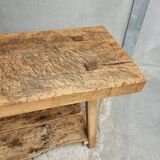 Old workbench side table washbasin furniture 54 x 170 cm