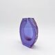 Murano Vase Alexandrite Mandruzzato Neodymium Brutalist Bark 13.5