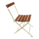 Chaise pliante d’enfant en bois