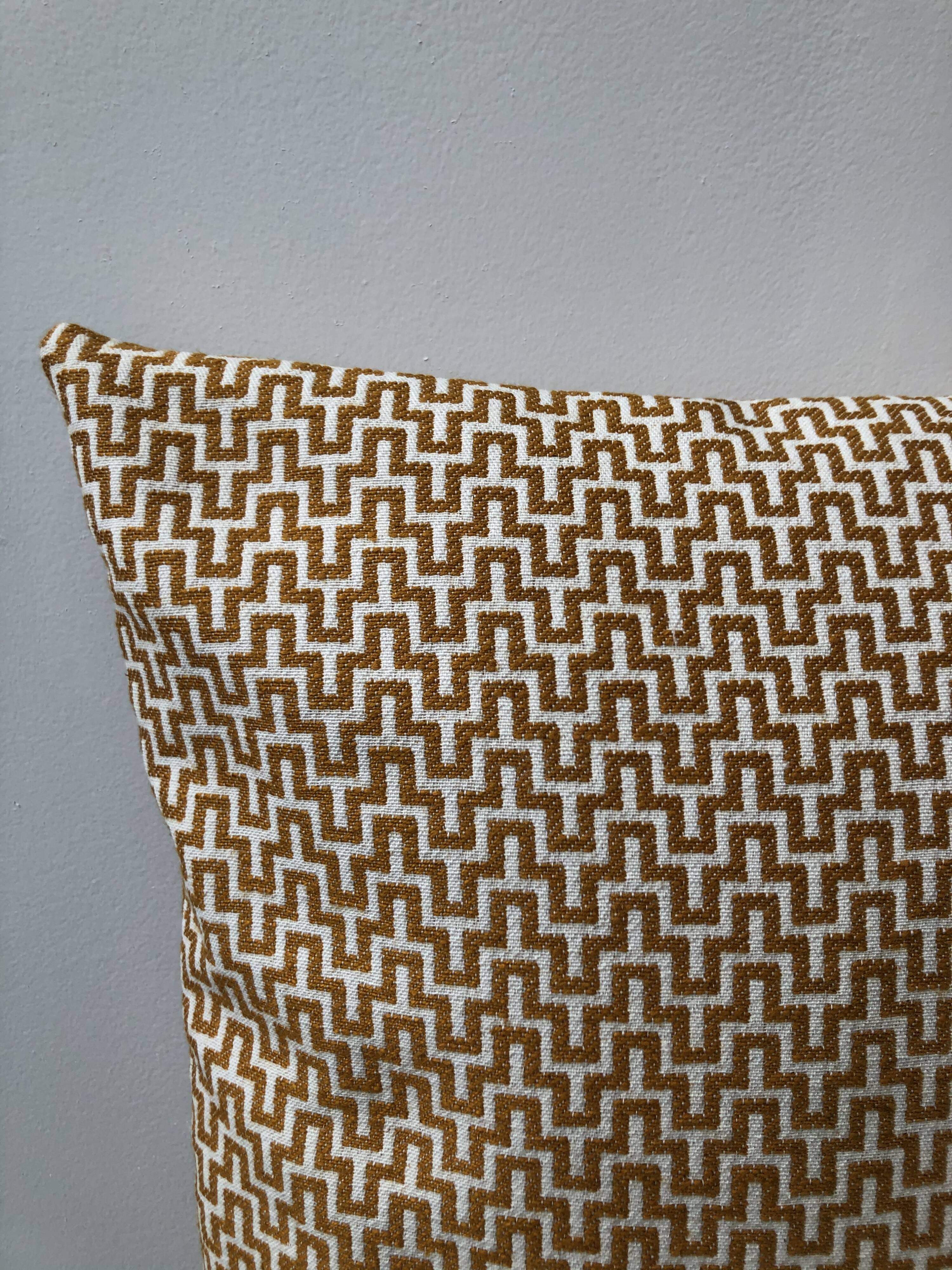 Ochre cushion