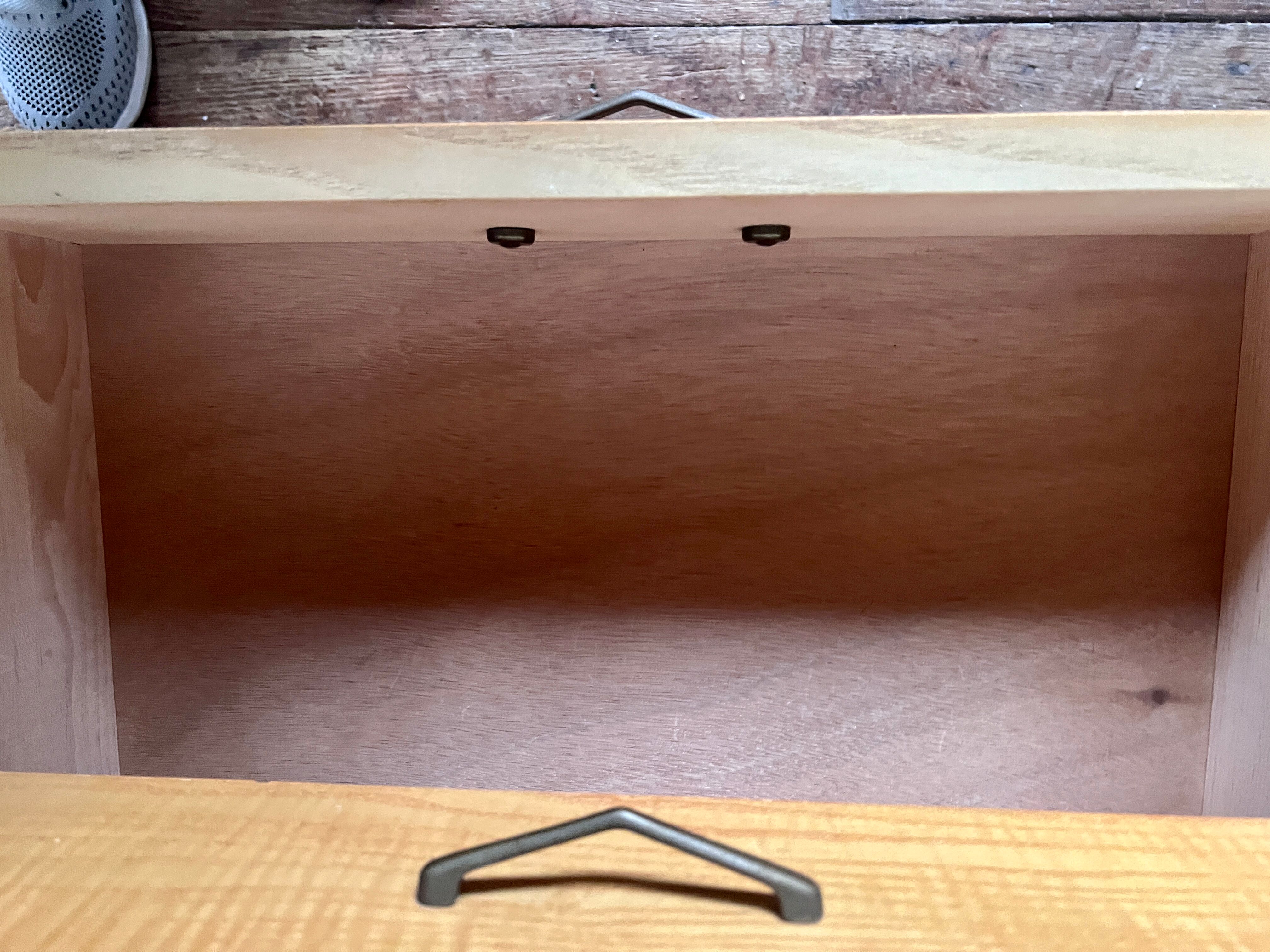 Pair of bedside tables end of vintage sofa