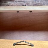 Pair of bedside tables end of vintage sofa