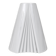 Geometric white porcelain vase Op Art Ambrogio Pozzi Rosenthal, Germany, 1980s
