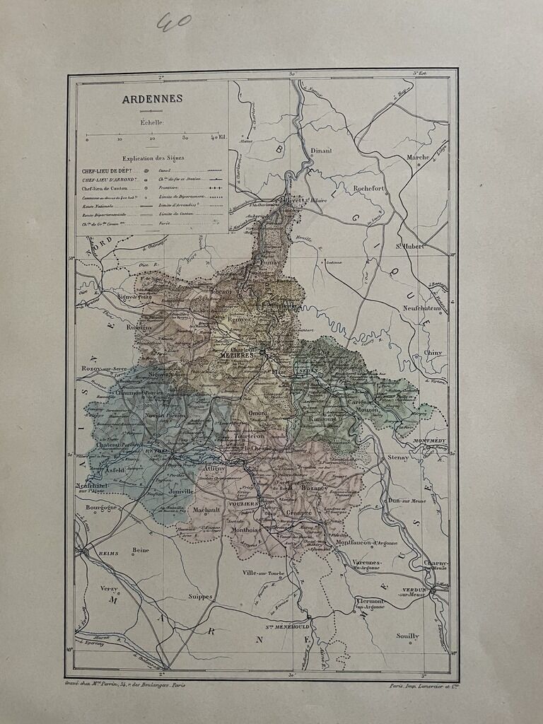 Ancient maps of the Ardennes