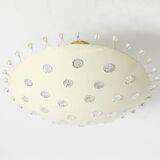 Beautiful large mid-century metal ceiling lamp by Emil Stejnar for Rupert N