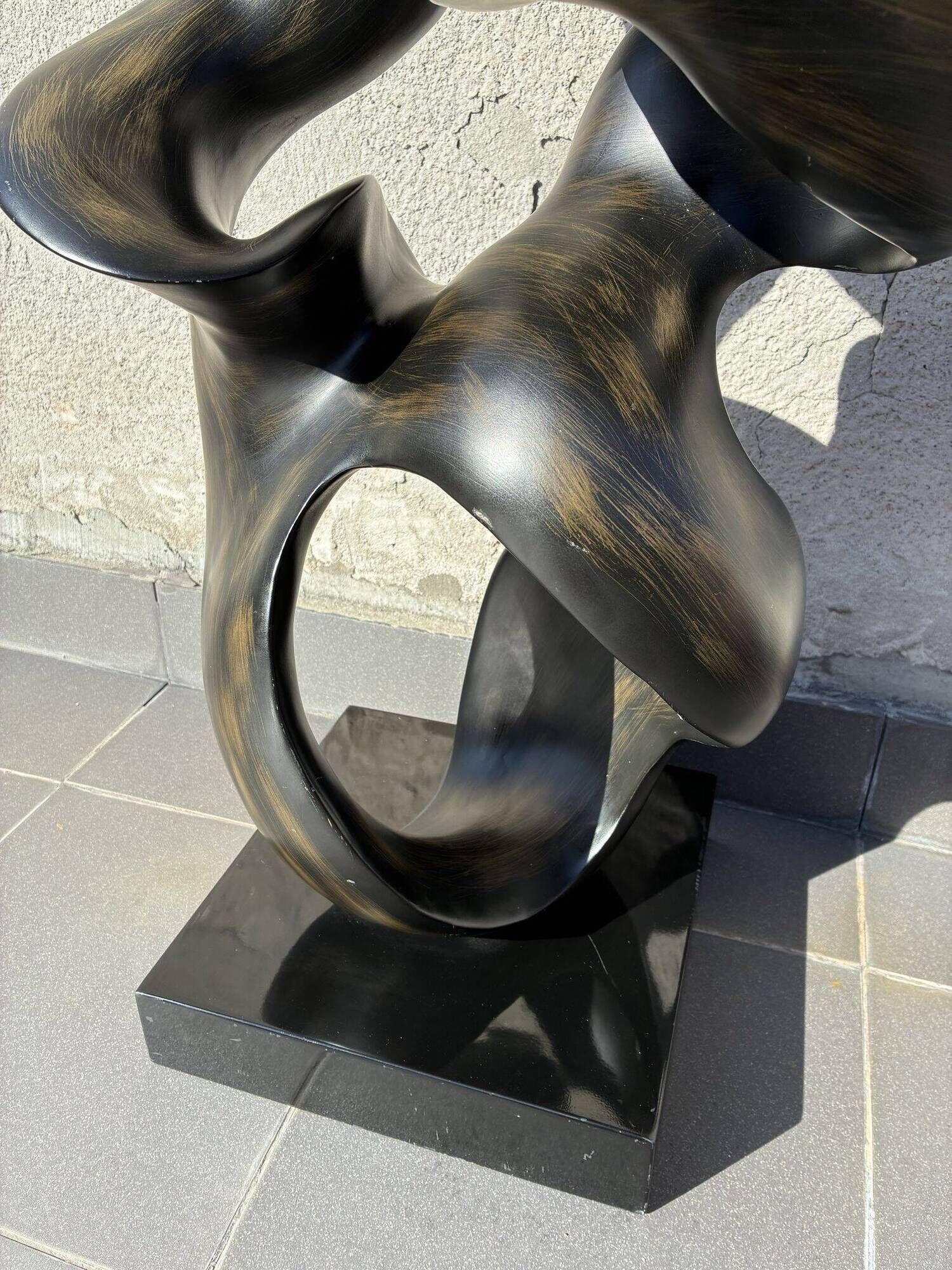 Large abstract resin sculpture, 1990s