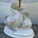 Earthenware duck zoomorphic lamp