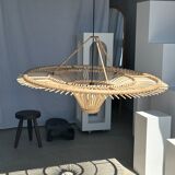 Suspension rattan saucer iron frame D:120 H:60