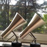 Pair of dialogic wall light circa 1970