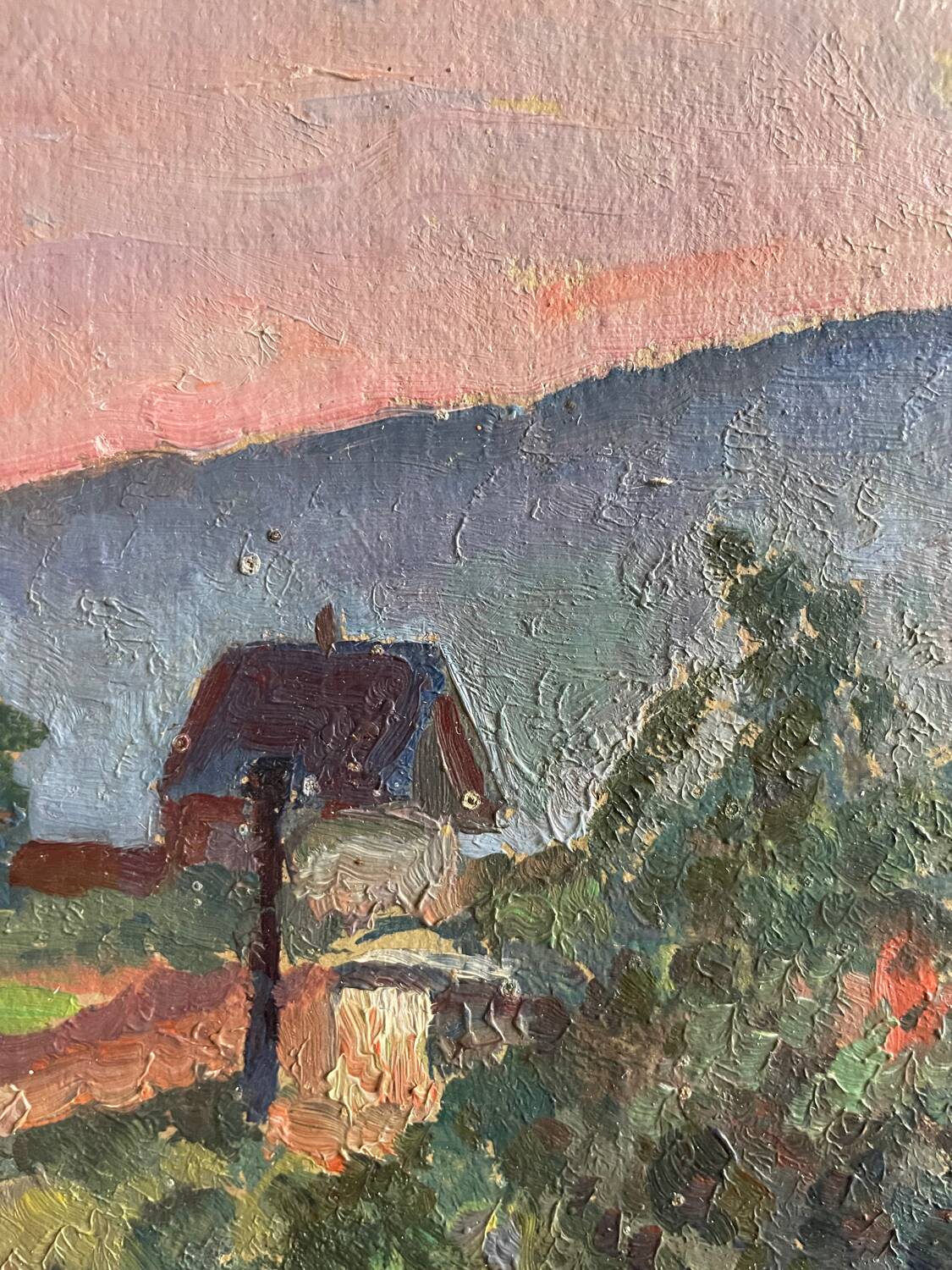 Swiss landscape painting 1951