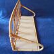 1960s rattan wall shelf