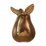Pear-shaped brass pocket empty