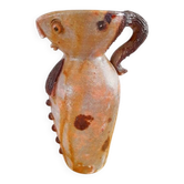 Pichet anthropomorphe en grès André Louis Freymond