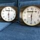 Rare duo of vintage roll clocks JAZ Licato 1960